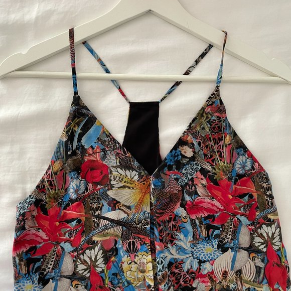 Alice Olivia Fierra Y Back Silk Tank Dress, XS, Barely Worn, Perfect Condition - Picture 3 of 9